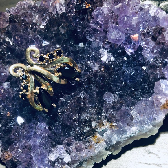 Sterling Silver Genuine Onyx Elongated - Picture 6 of 7